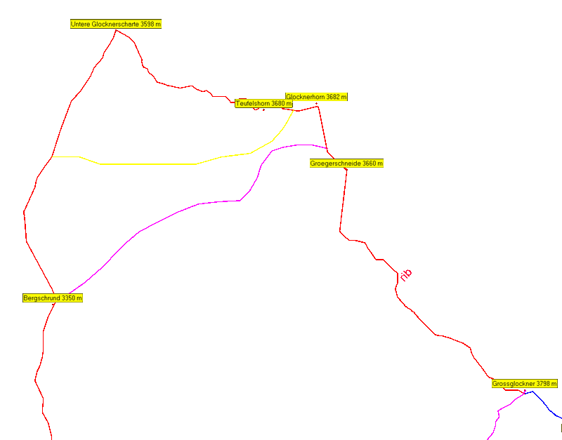 NW ridge